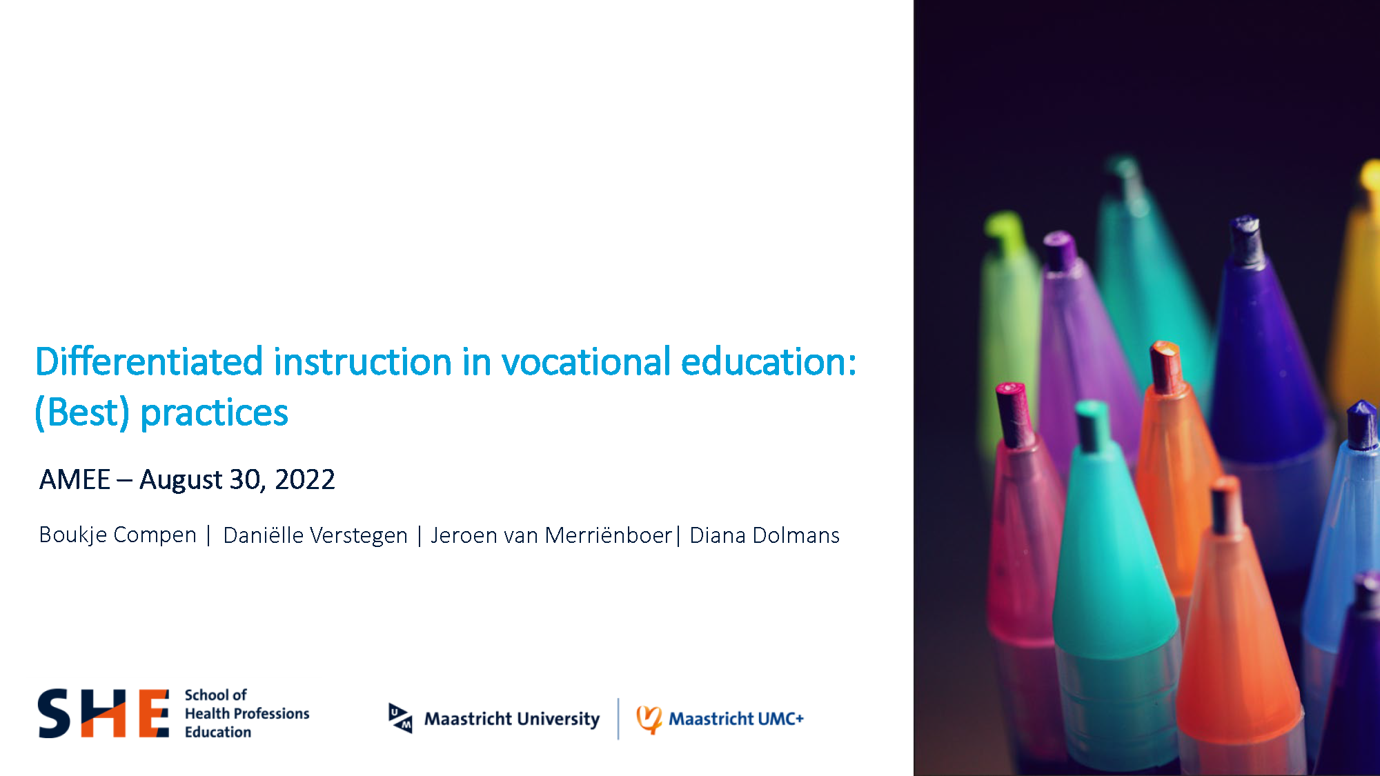 Diffentiated instruction in vocational education (Best) practices